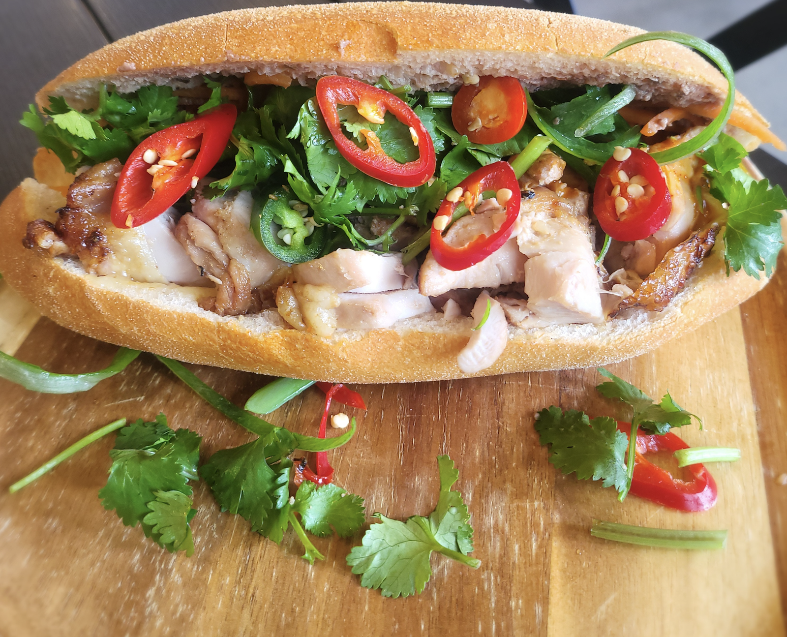 Grilled Chicken Bahn Mi