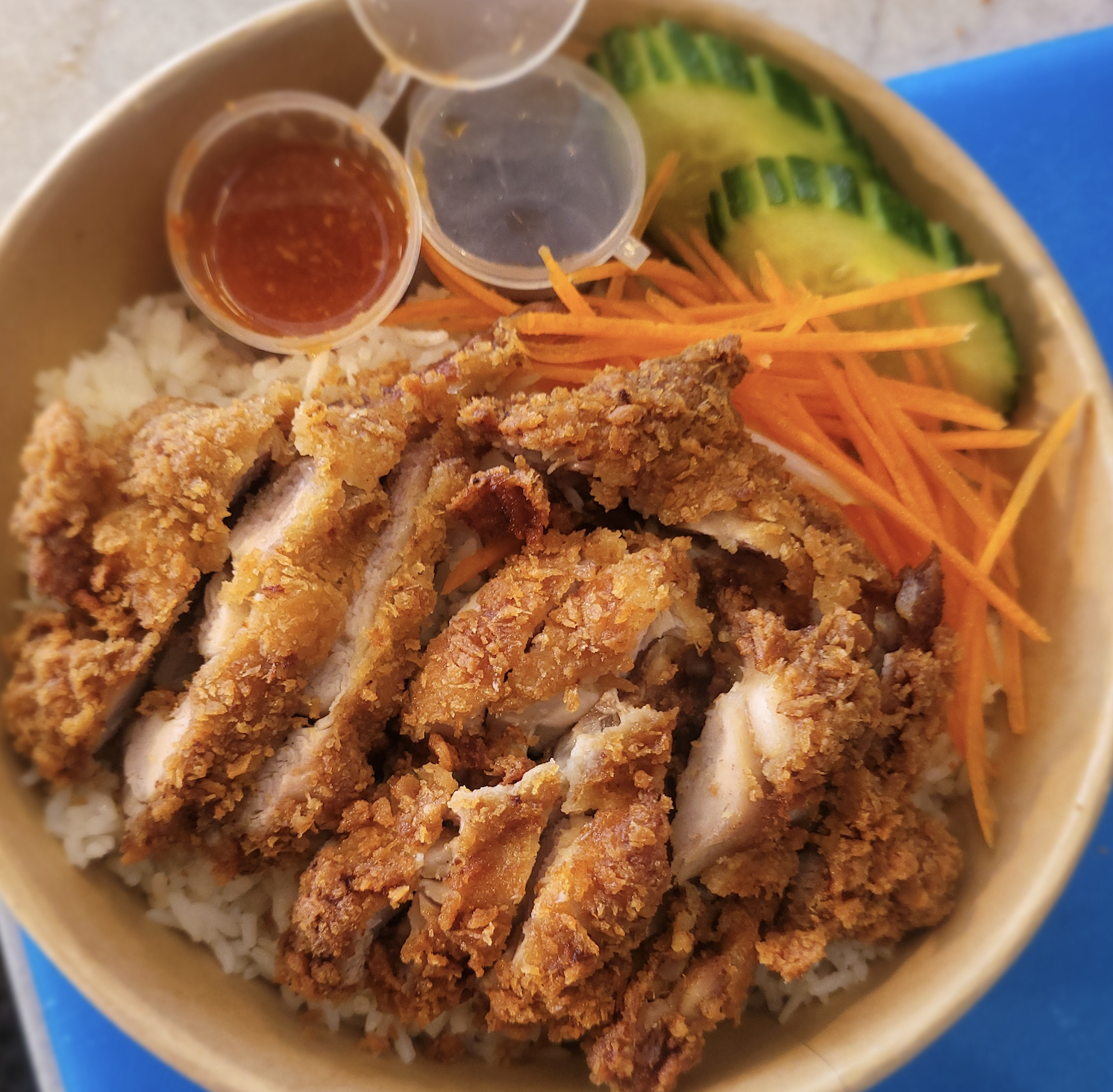Crispy Chicken Rice
