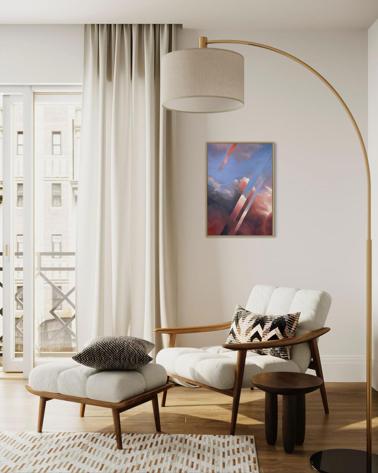 Ether Glitch - Original Oil Painting