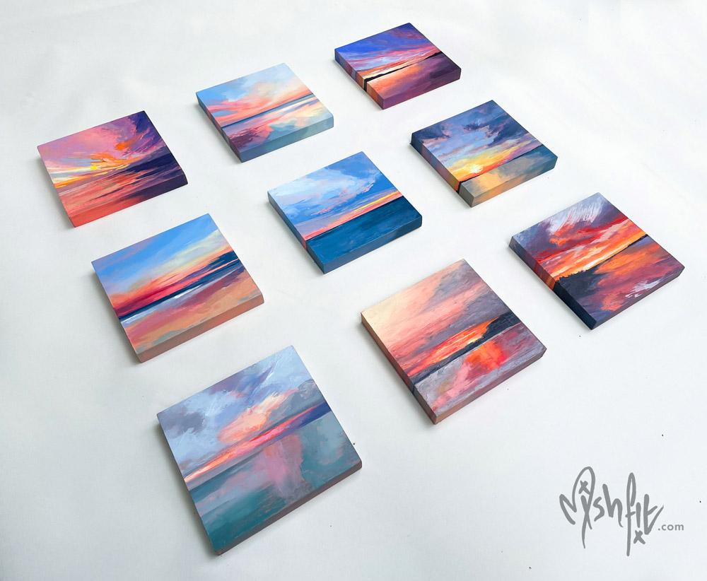 Wanderlust Minis - Original oil paintings