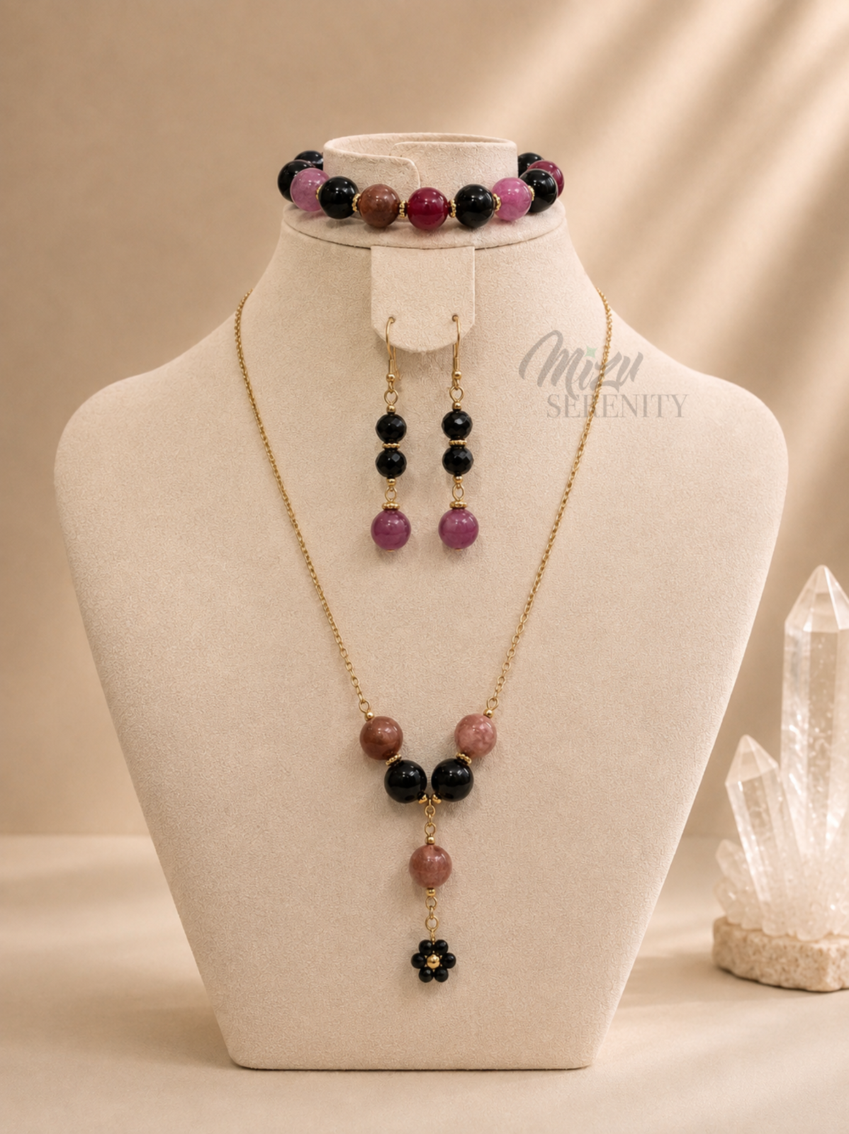 Crystal (Natural Stone Jewellery Set)