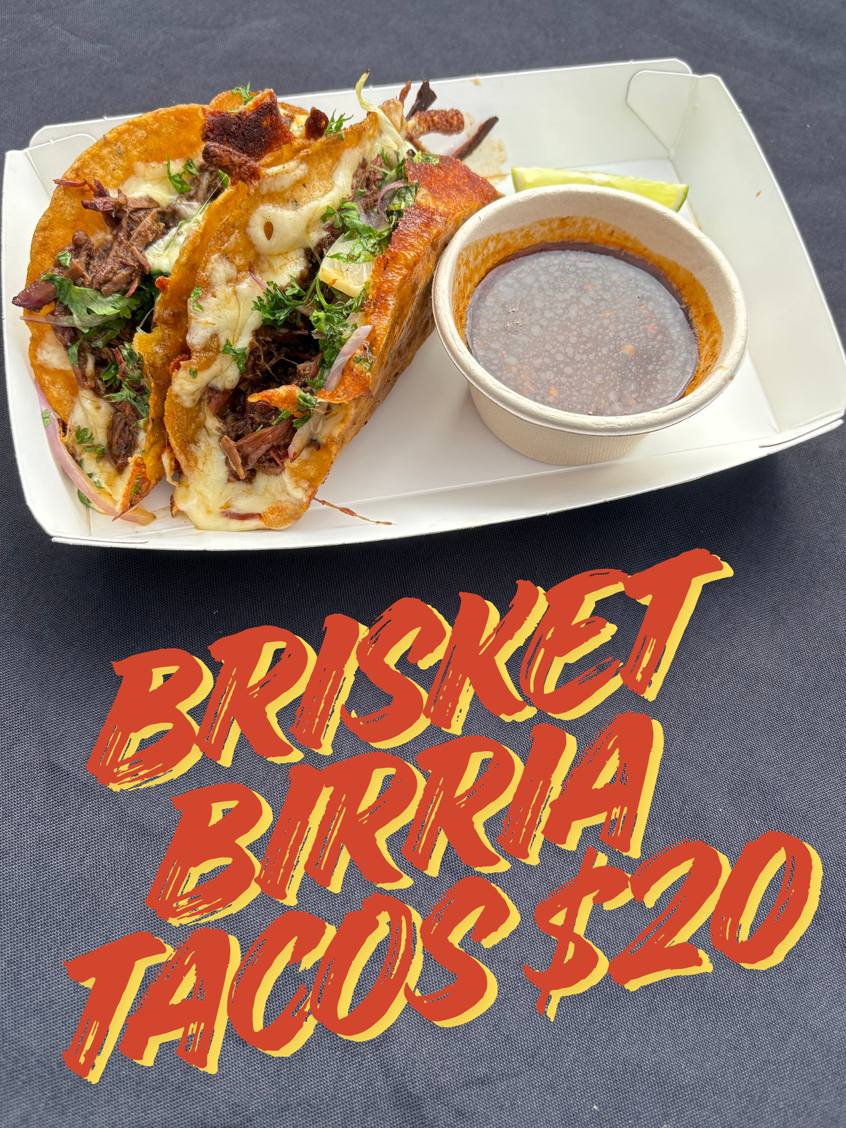 Brisket Birria Tacos