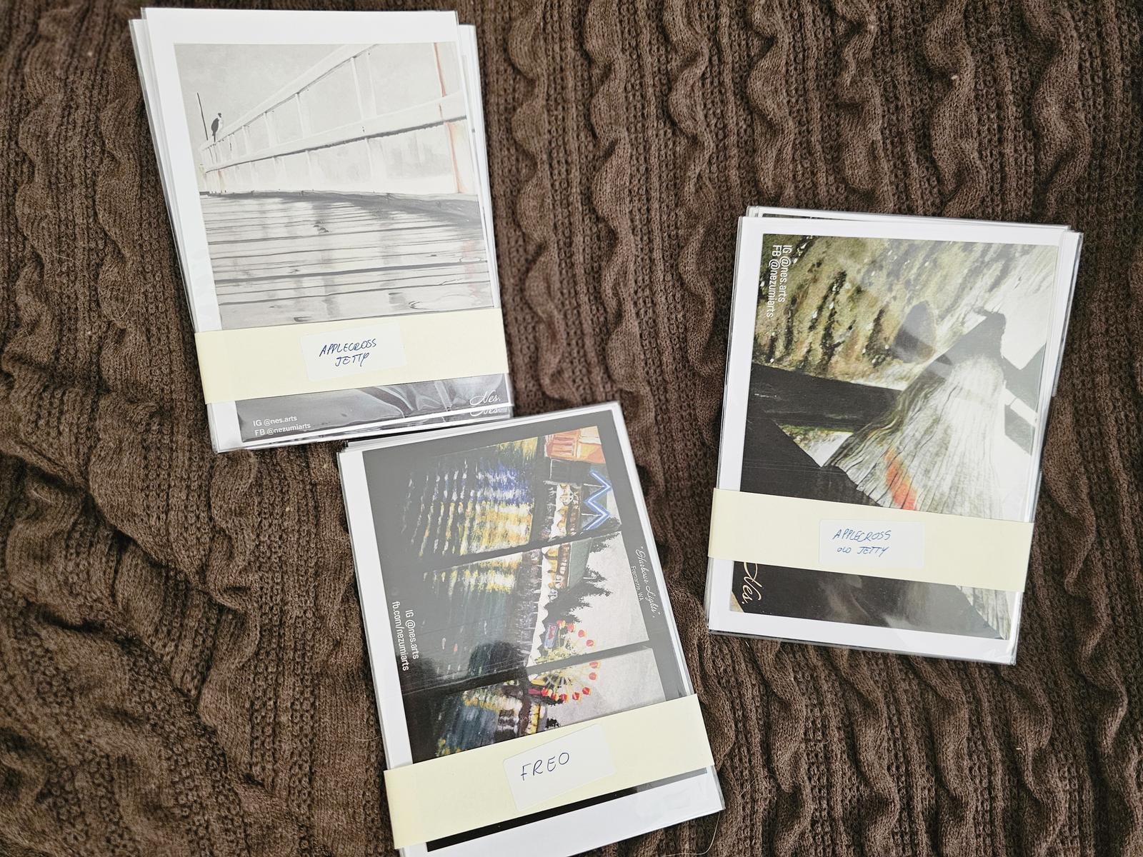 Cards featuring my original paintings