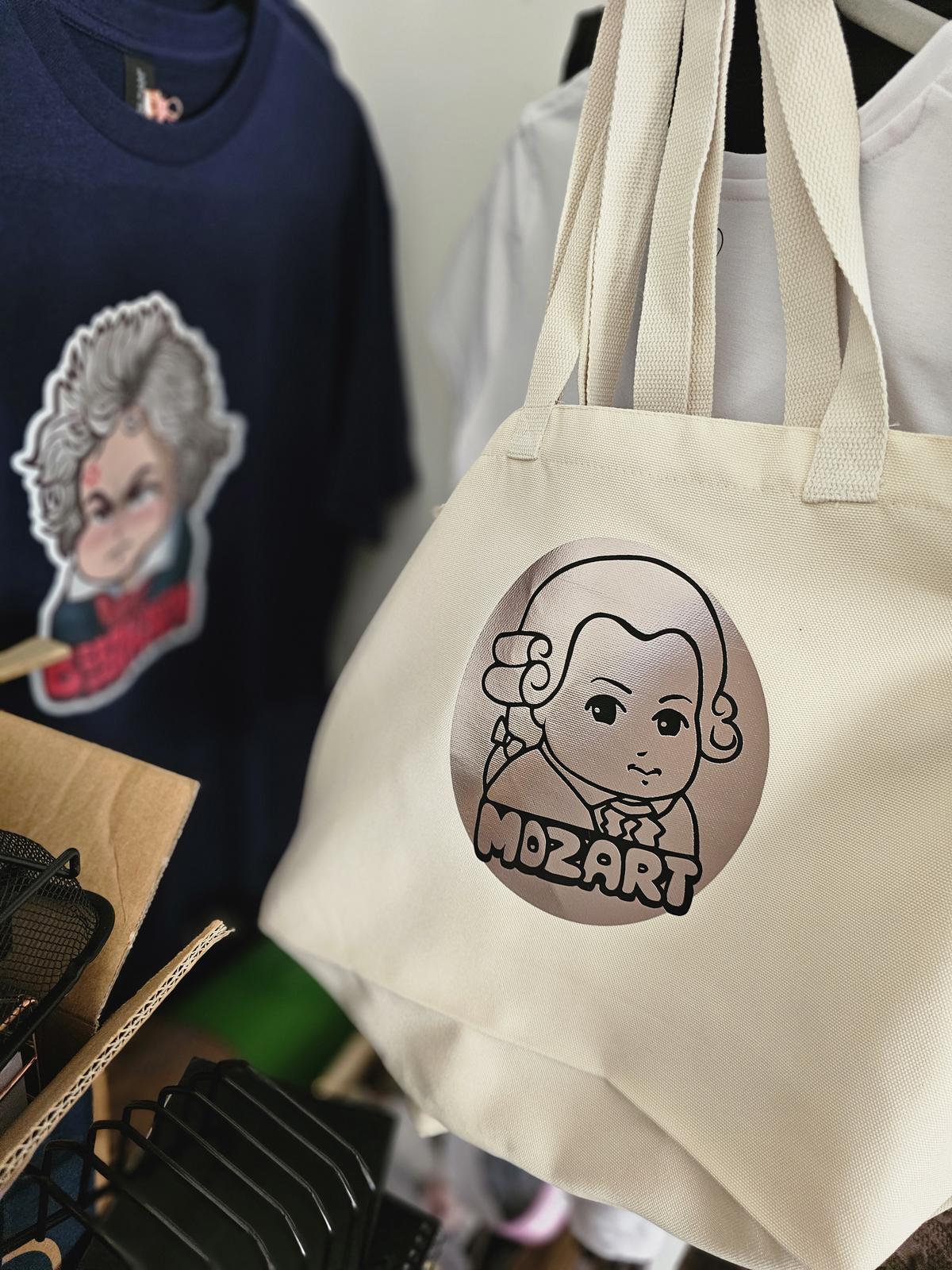 Chibi Composer Designs (shirts/totebags--vinyl and coloured print)