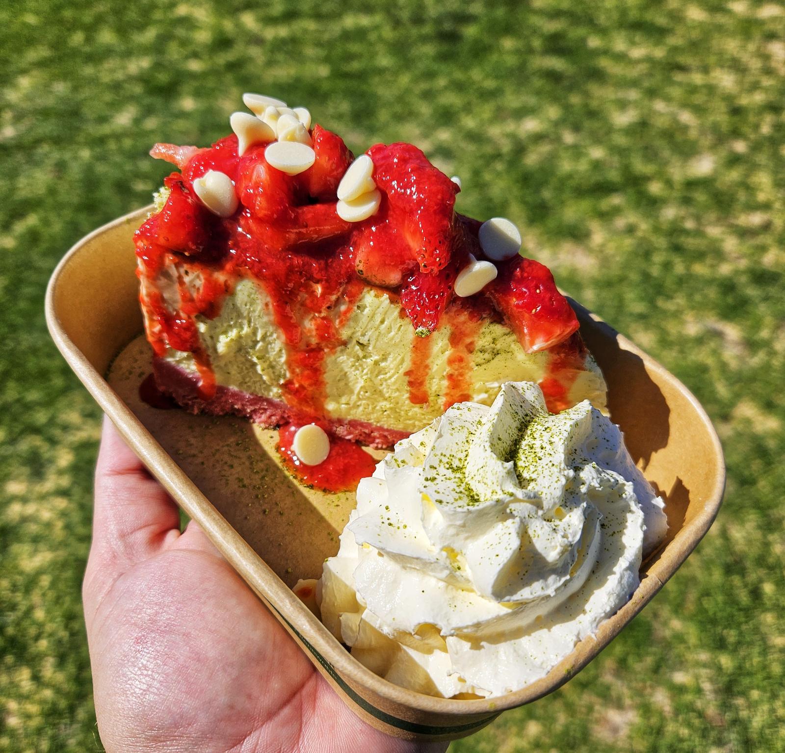 Strawberry Matcha Cheesecake Special