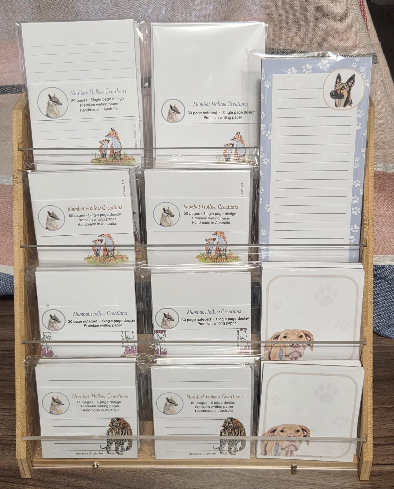 Stationery - Notepads featuring original artwork