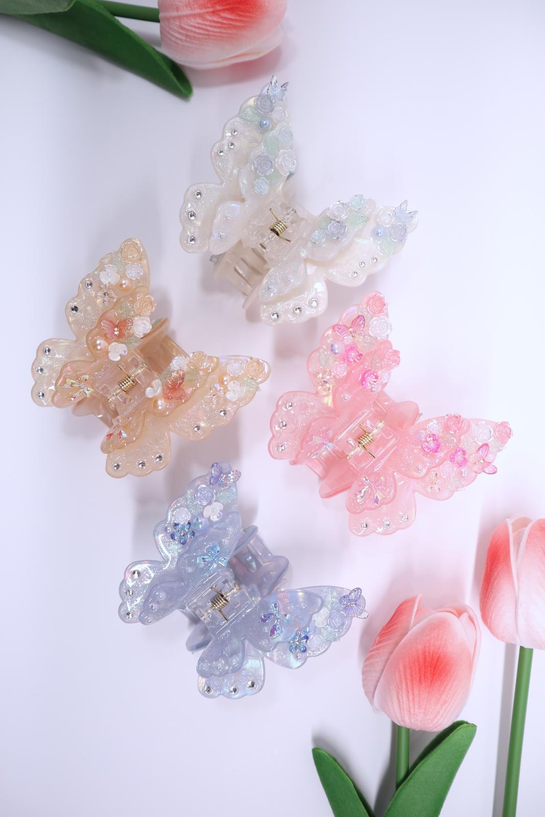 Personalised Name Butterfly Hair Clip