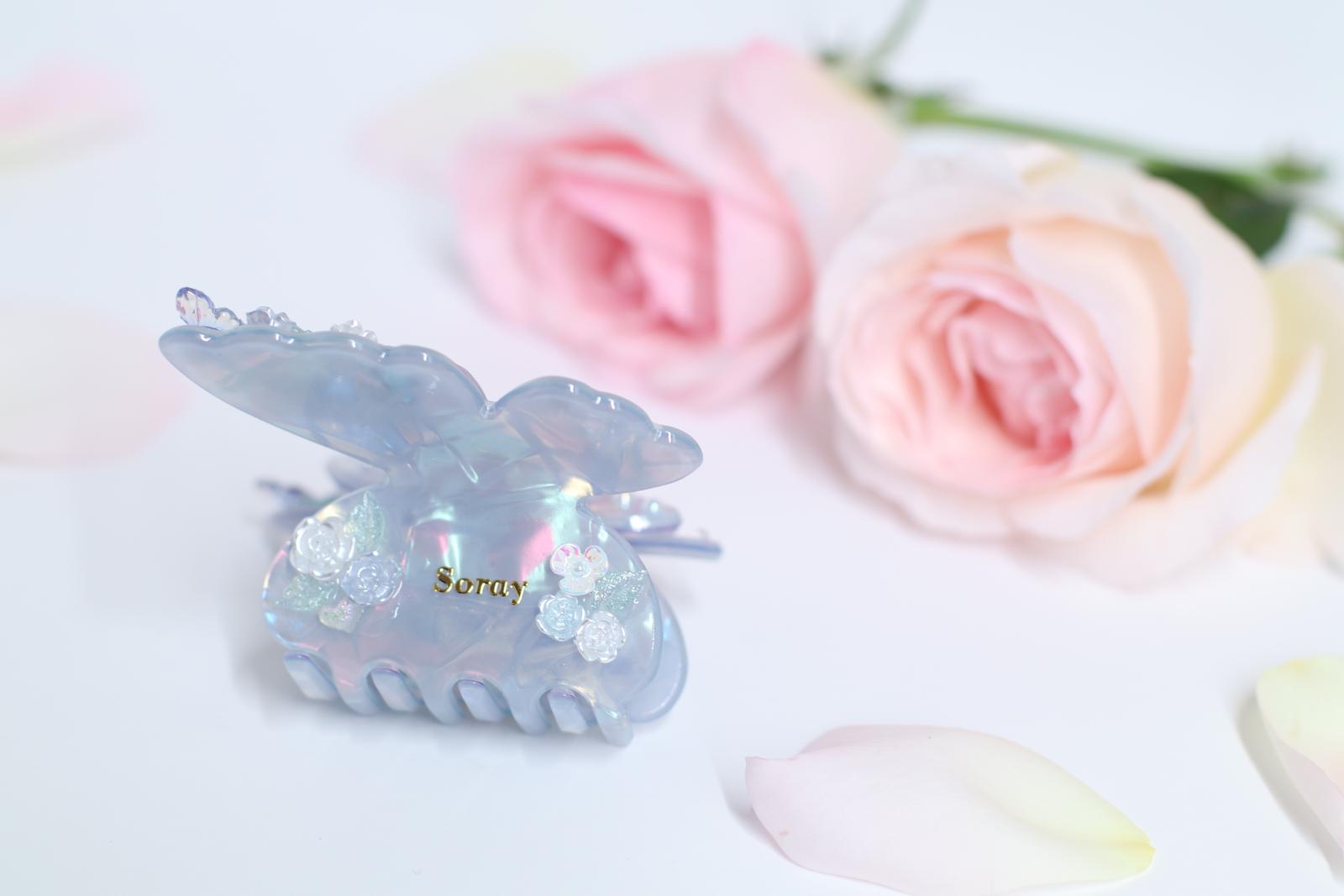 personalised Name Butterfly Hair Clip