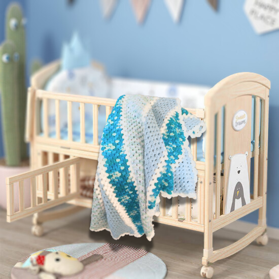 Ocean Crochet Baby Blanket