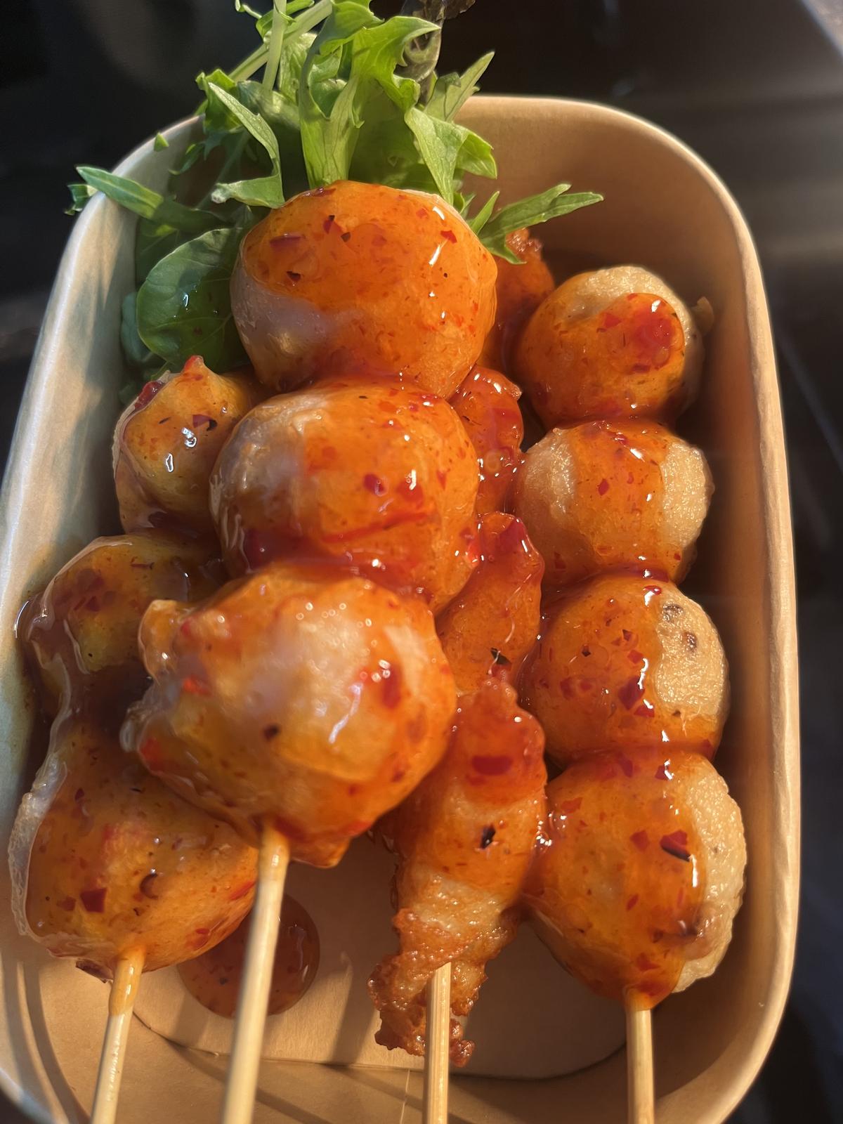 Fish ball on skewers