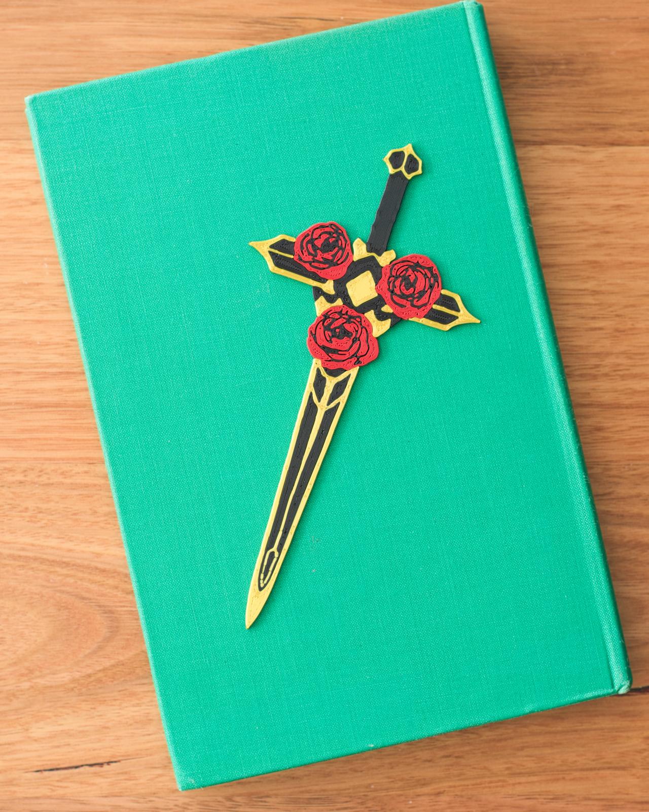 Sword and Roses Bookmark