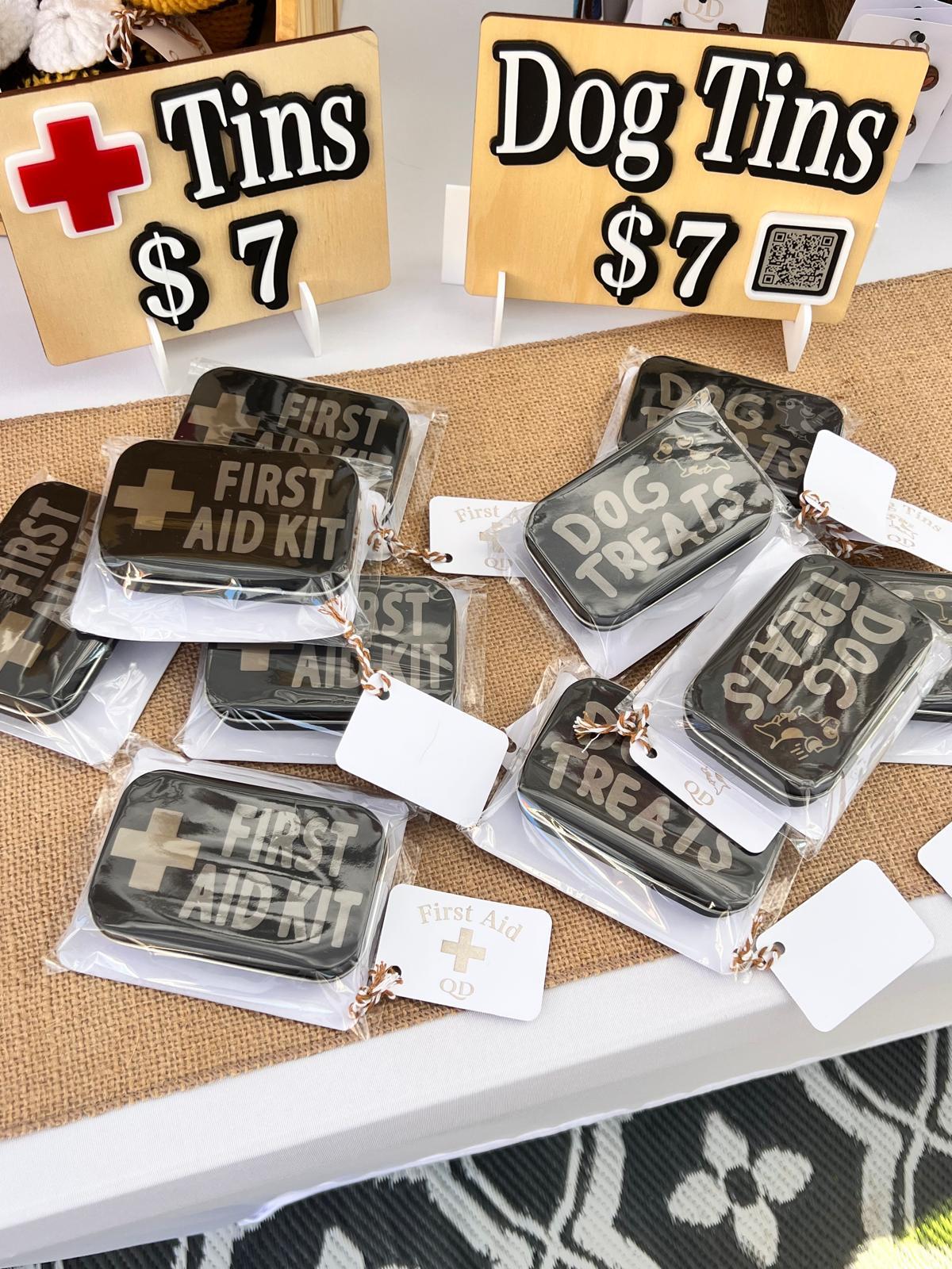 Dog Treat & First Aid Tins