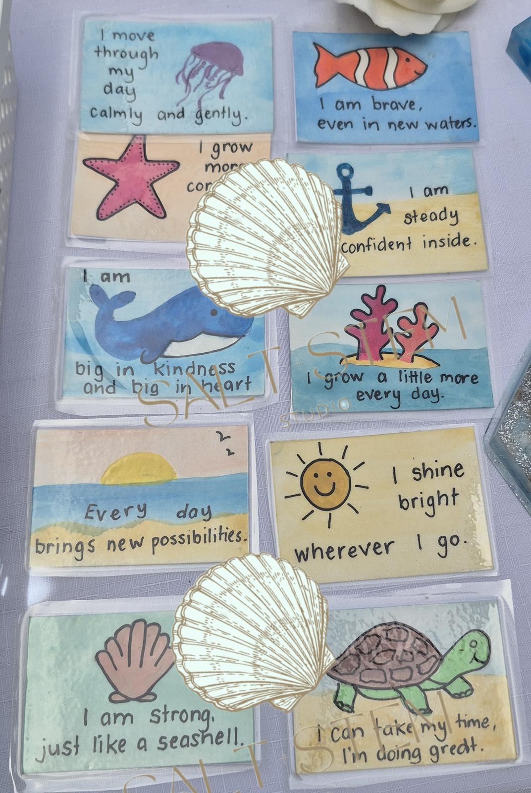 Watercolour inspiration cards