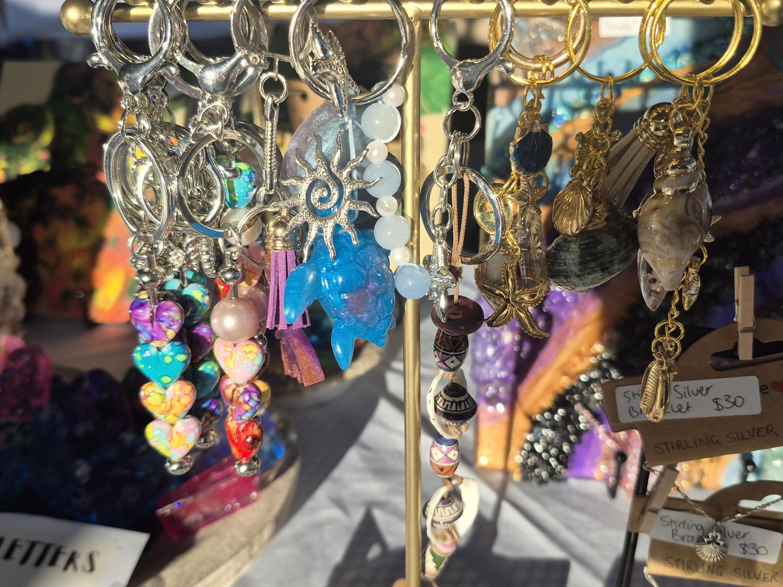 Vibrant keyrings