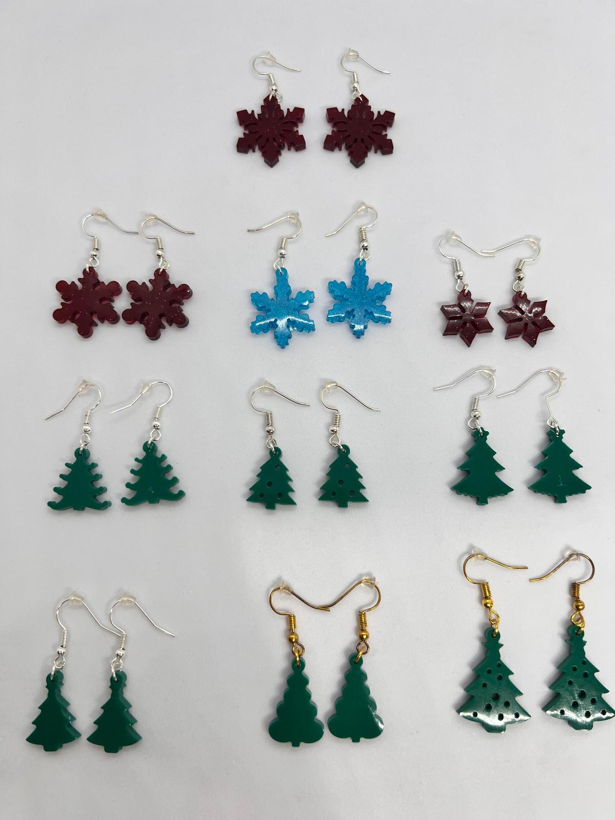Christmas earrings
