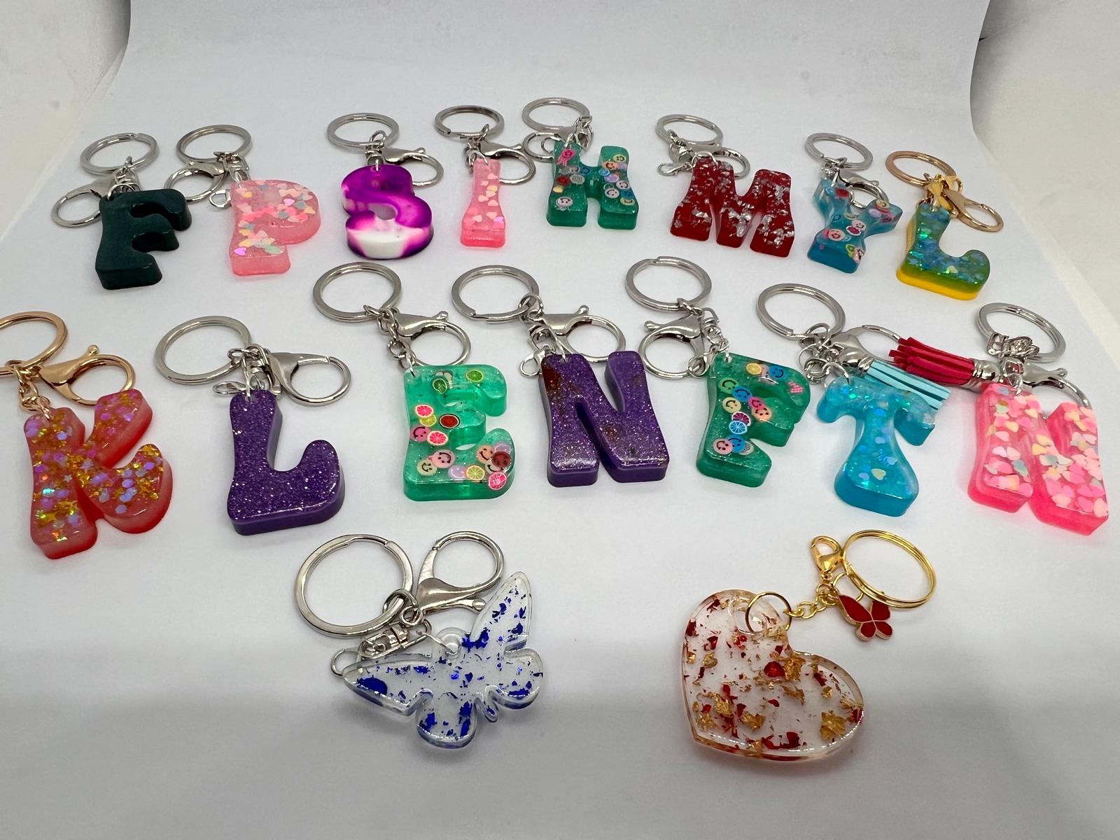 Alphabet keychains