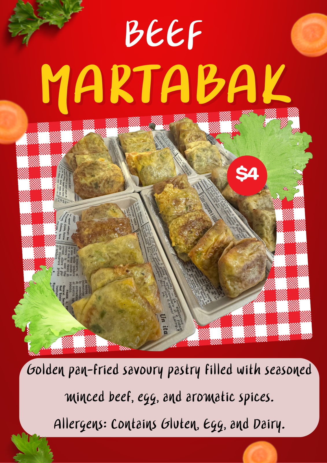 BEEF MARTABAK