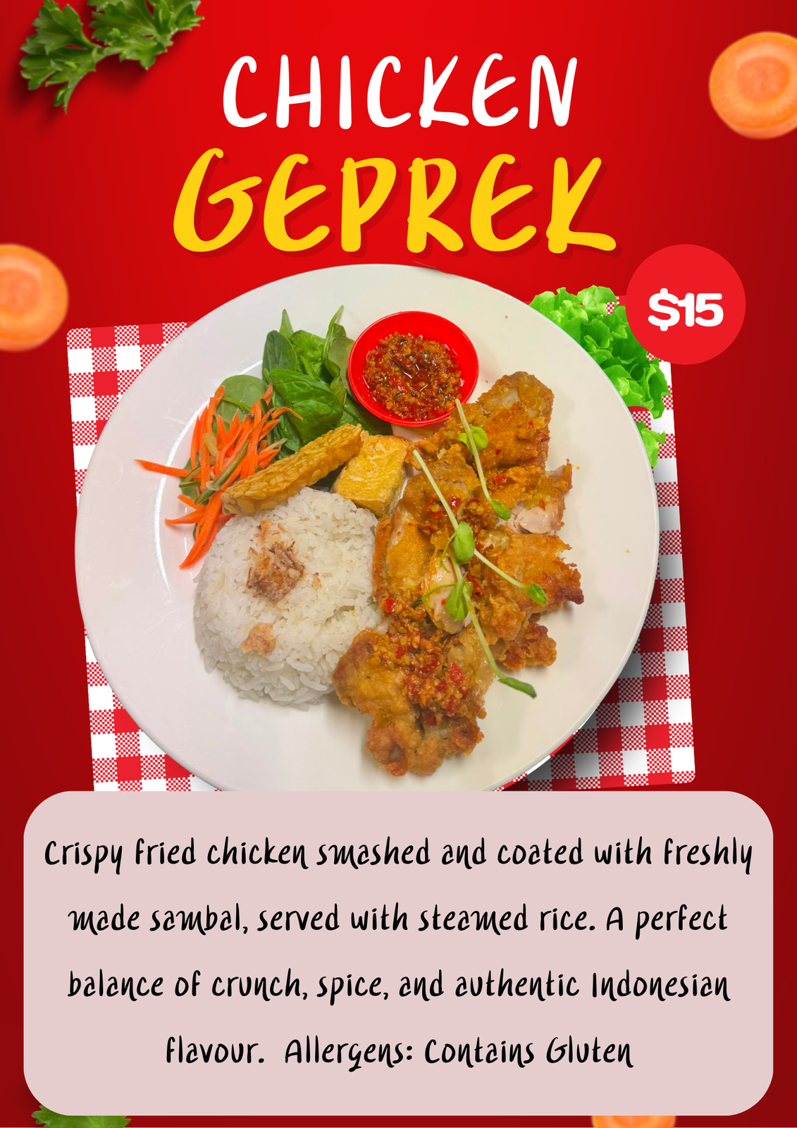 CHICKEN GEPREK