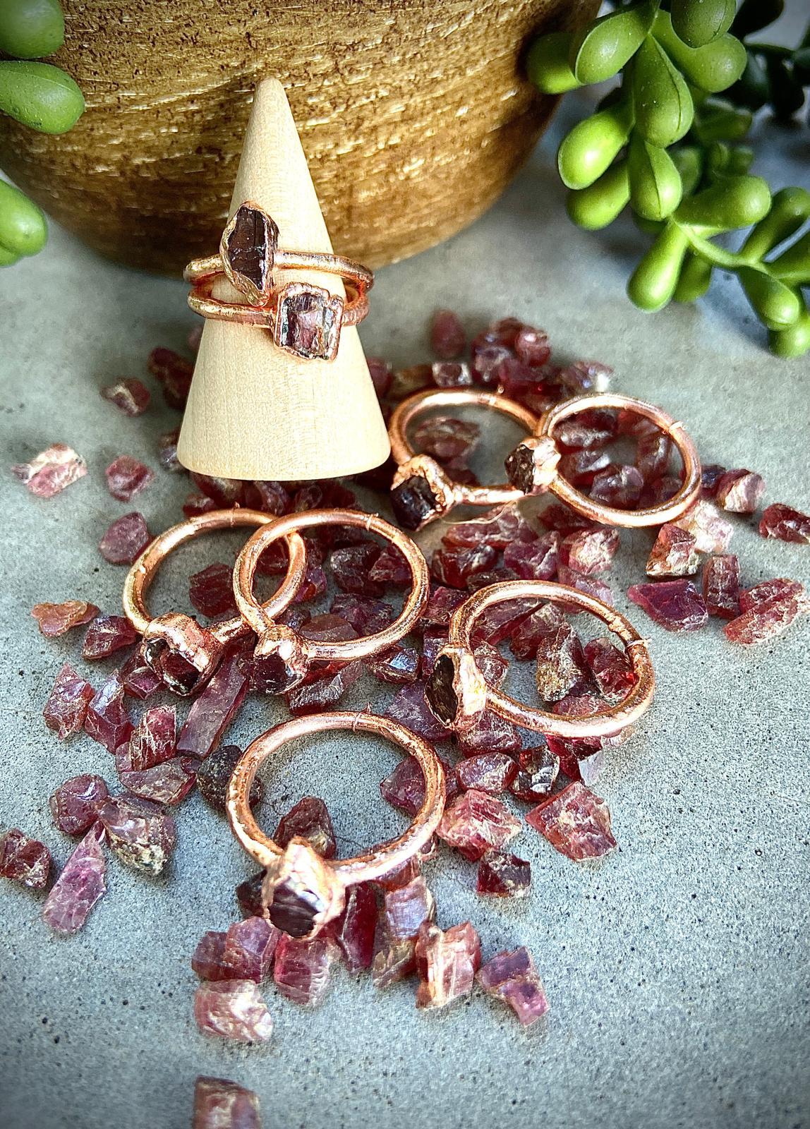 Garnet Rings