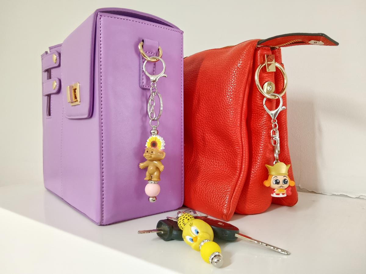 Repurposed Toys, Keyrings/ Bagtags