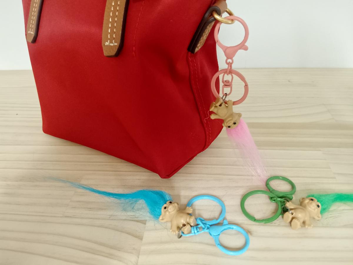 Repurposed Bagtag/ Keychains