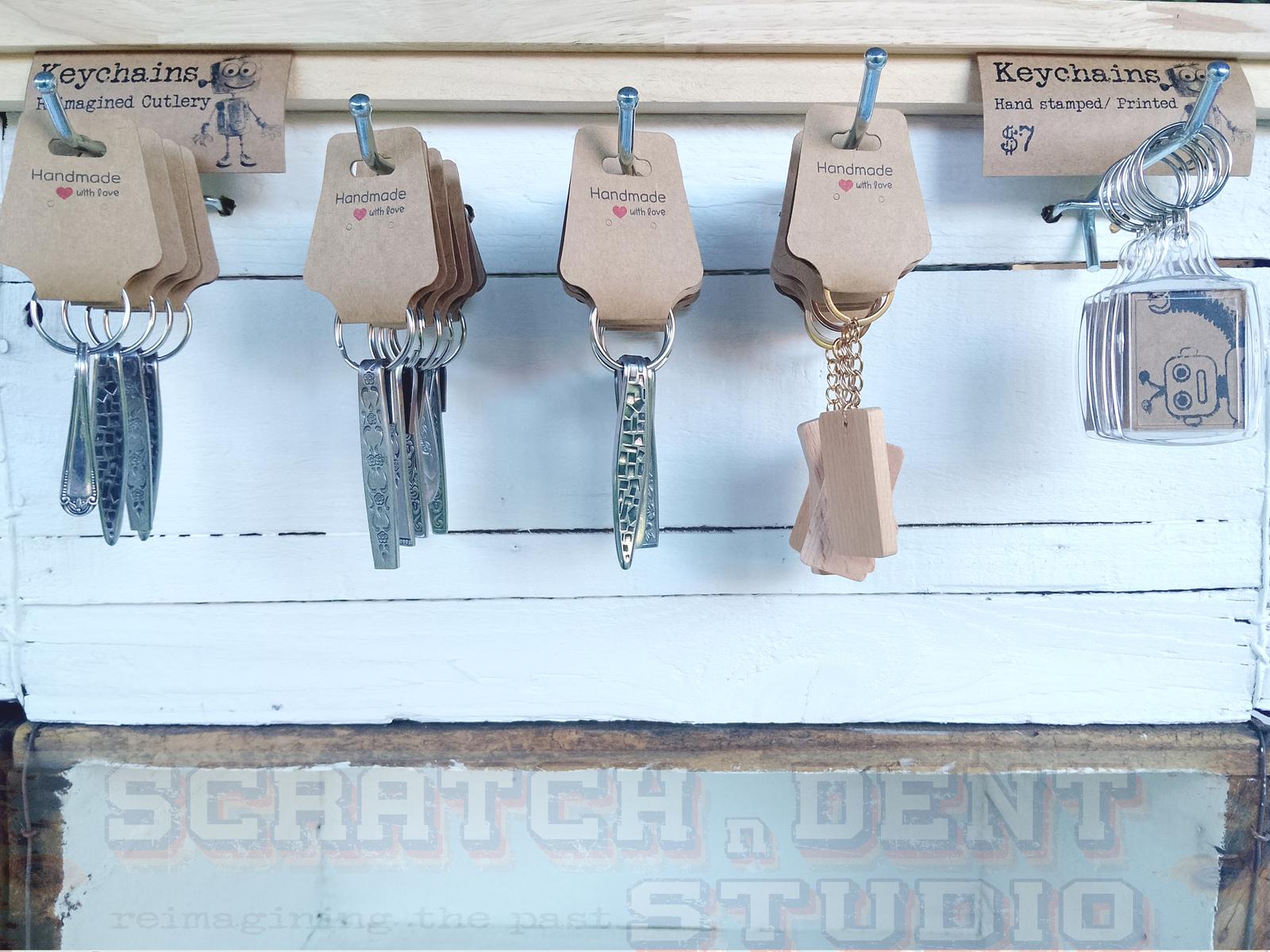 Cutlery Keyrings/ Handstamped Keyrings
