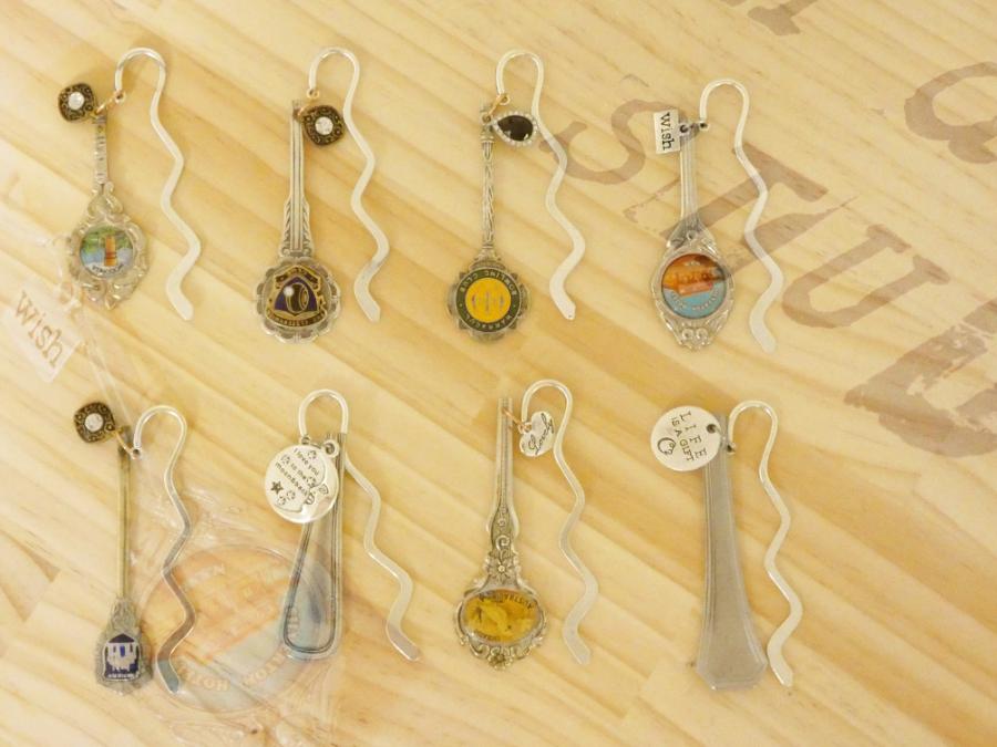 Bookmarks (repurposed souvenir spoons)
