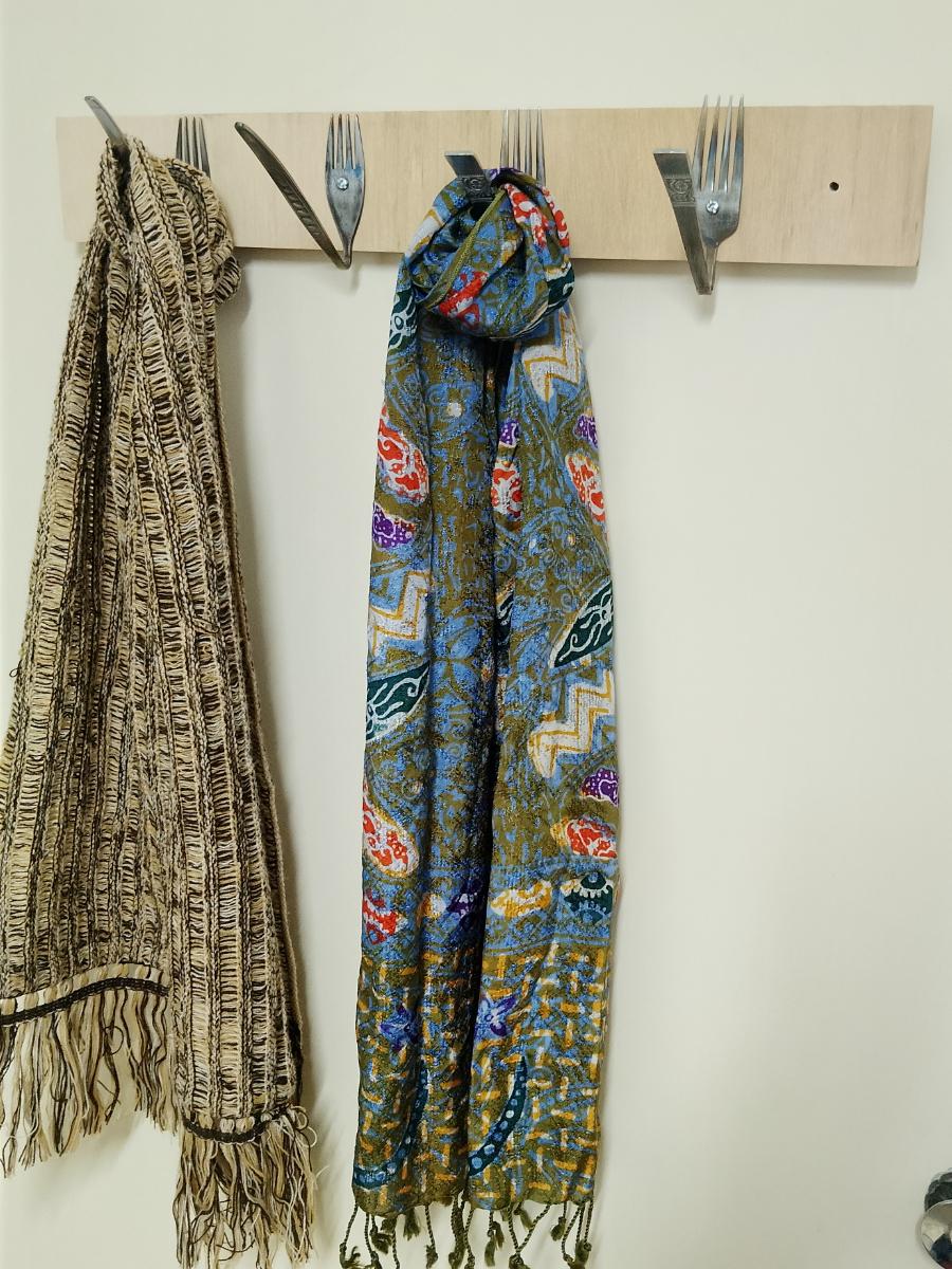 Reimagined Cutlery Coat Rack