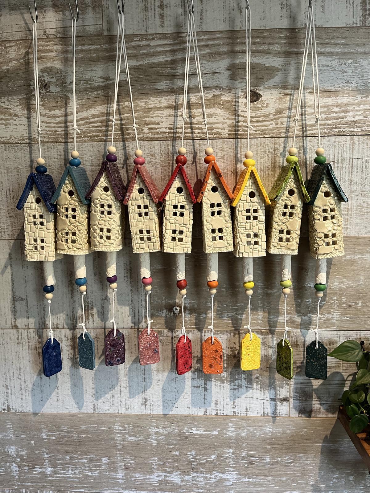 Hand built house windchime