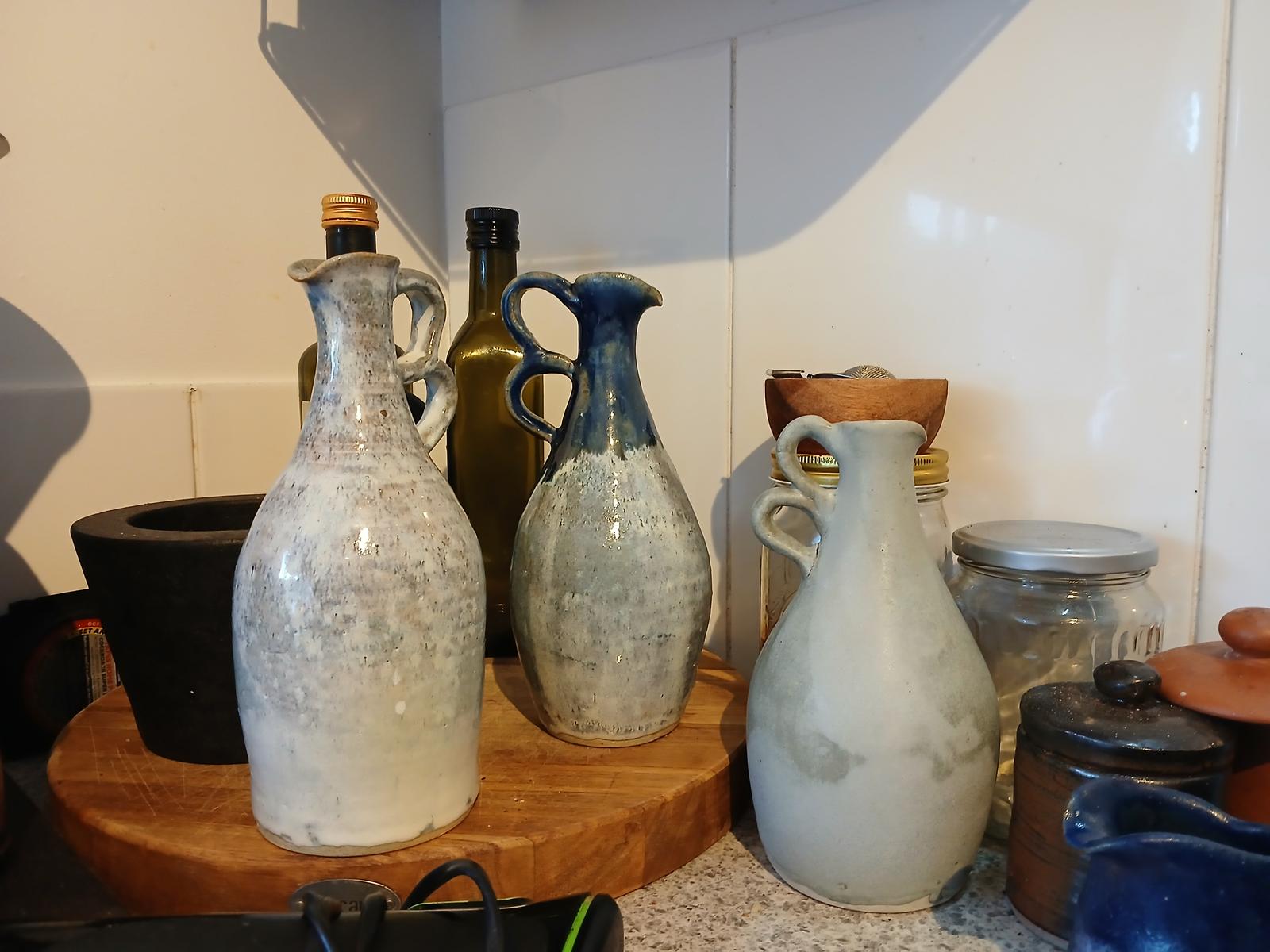 Oil jugs 3 ways