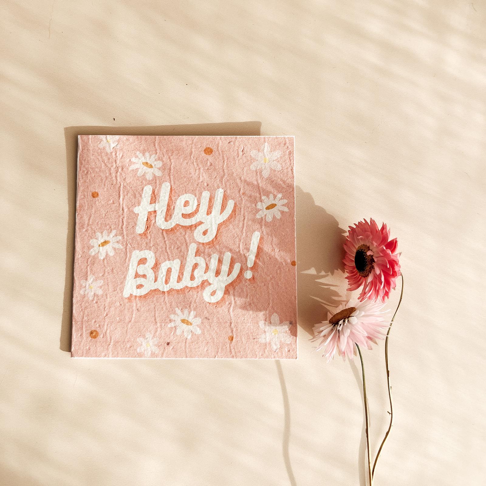 Hey Baby Greeting Card