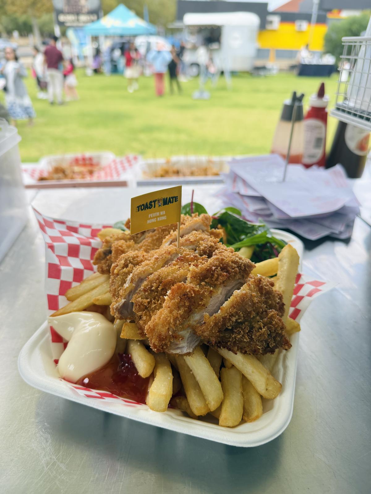 02- Chicken Chips with Salad