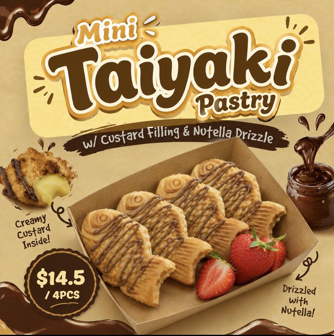 Mini Taiyaki Fish Pastry 