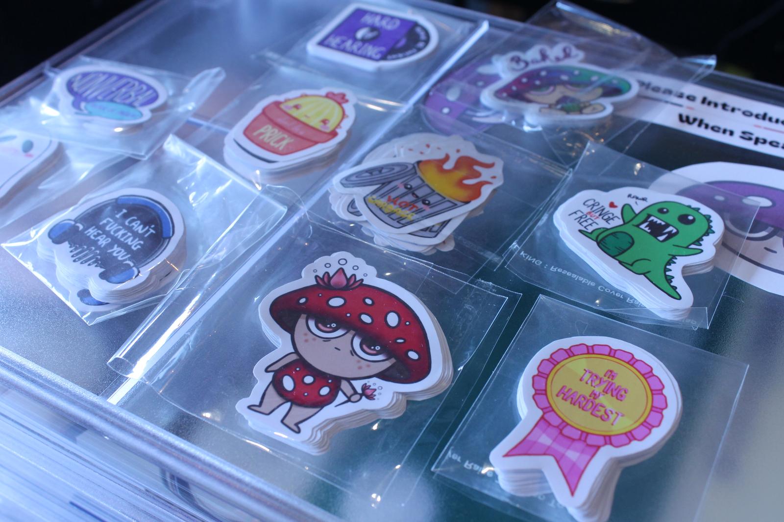 Stickers - Spooky Shrooms Designs 