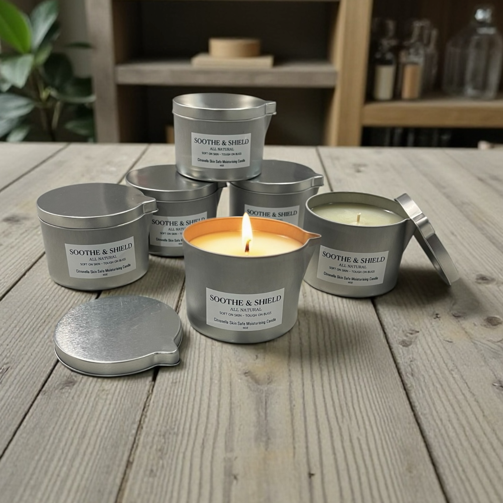 All Natural Skin Safe Moisturising Mosquito Repellent Candle