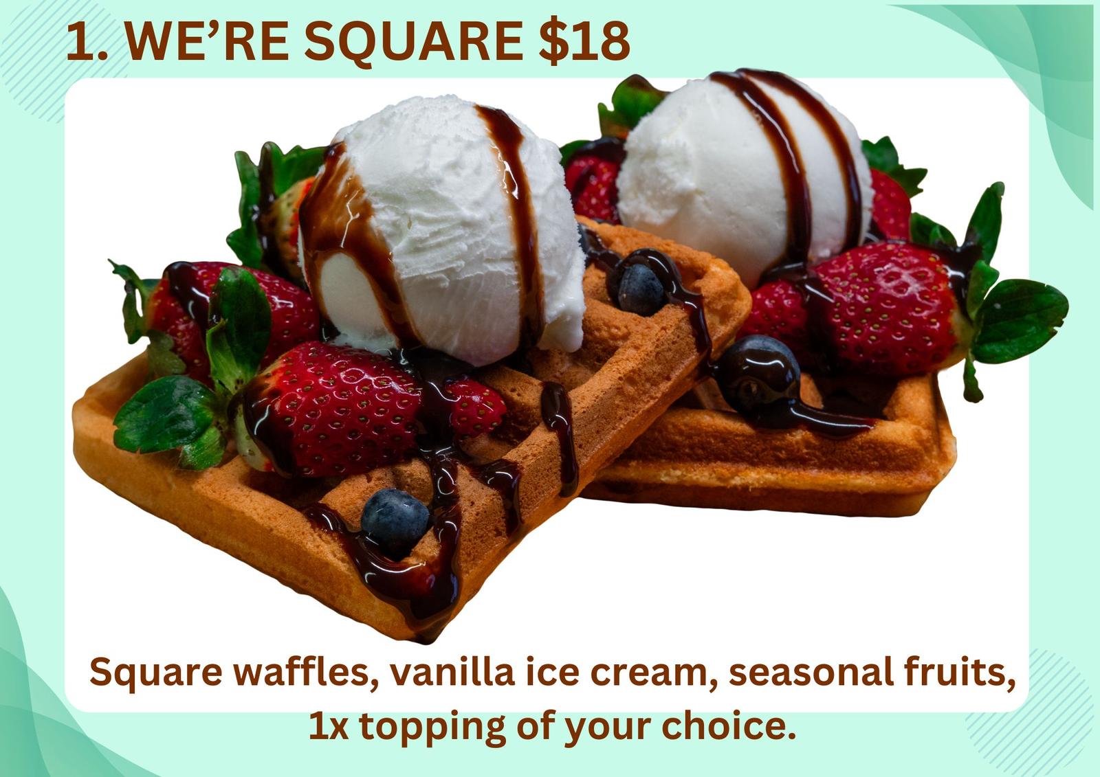 WE'RE SQUARE