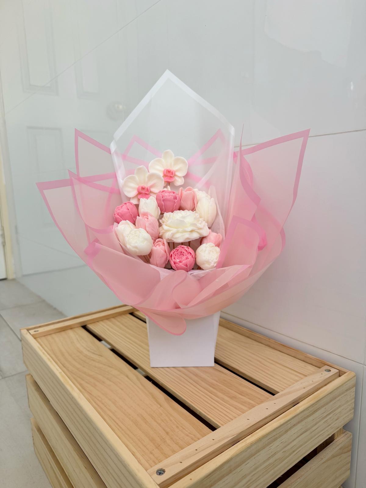 Wax melt flower bouquet 