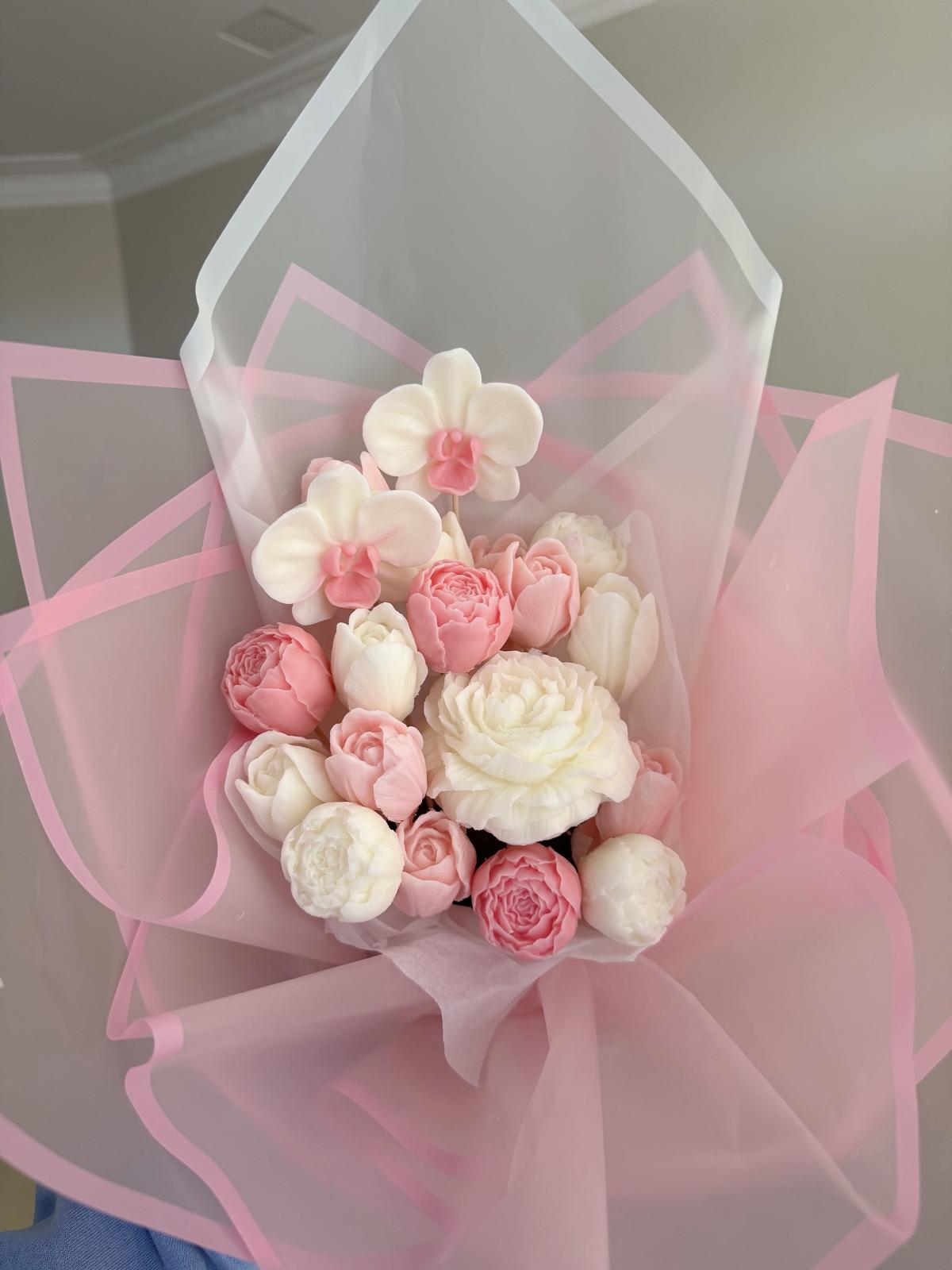 Wax melt flower bouquet 