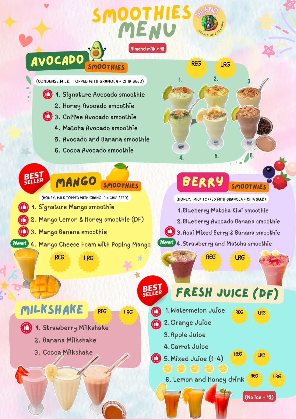 Cold Menu