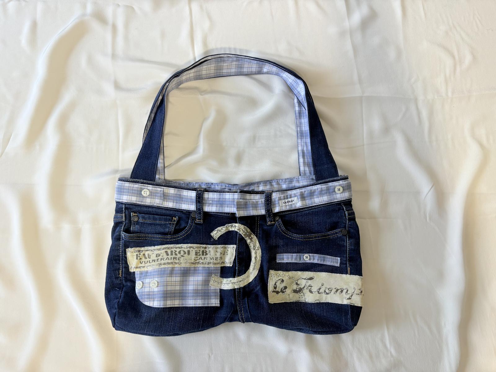 denim bag