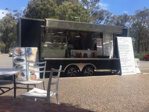 spit roast food trailer
